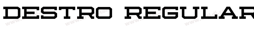 DESTRO Regular字体转换